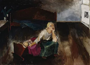 Lullaby by Alvar Cawen Oil Painting