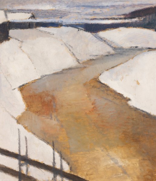 Main Product Photo of Yellow River  Painting by Alvar Cawen