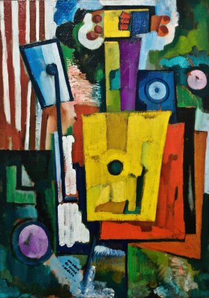 Instrument's Life by Amadeo De Souza-Cardoso Oil Painting