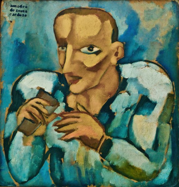 O Rata  by Amadeo De Souza-Cardoso - Hand-Painted Oil Painting Reproduction