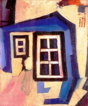 Window by Amadeu De Sousa Cardoso Oil Painting