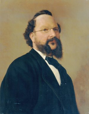 Der Maler Peter Johann Nepomuk Geiger by Amadeus Szekulics Oil Painting
