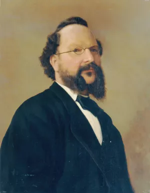 Der Maler Peter Johann Nepomuk Geiger Oil painting by Amadeus Szekulics