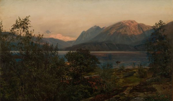 Main Product Photo of Aften, Teroen  Painting by Amaldus Nielsen