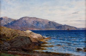 Bris, Teroen Oil painting by Amaldus Nielsen