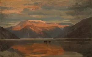 Fra Balestrand Oil painting by Amaldus Nielsen