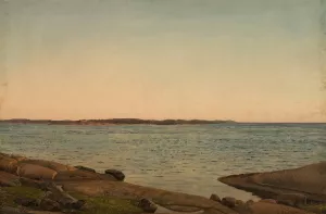 Fra Beiningen, Skudesnes Oil painting by Amaldus Nielsen