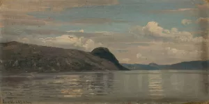 Fra Hjelmeland, Ryfylke by Amaldus Nielsen Oil Painting