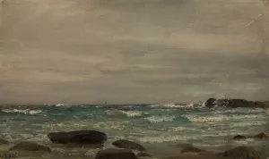 Fra Hodne, Jaeren by Amaldus Nielsen Oil Painting
