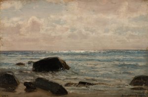 Fra Jaeren by Amaldus Nielsen Oil Painting