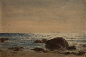 Fra Jaeren by Amaldus Nielsen Oil Painting