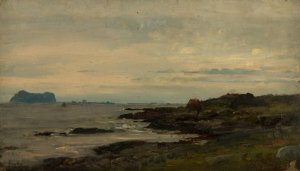 Fra Kinn by Amaldus Nielsen Oil Painting
