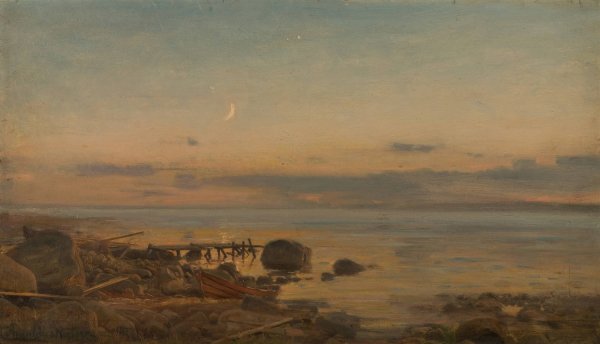 Fra Lister  by Amaldus Nielsen - Hand-Painted Oil Painting Reproduction