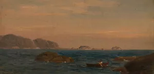 Fra Rekefjord by Amaldus Nielsen Oil Painting