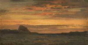 Fra Skjaergehavn by Amaldus Nielsen Oil Painting
