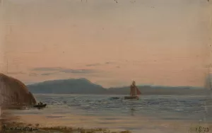 Fra Skudesnes by Amaldus Nielsen Oil Painting