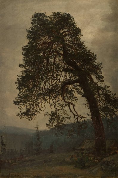 Main Product Photo of Gammel gudbrandsdol  Painting by Amaldus Nielsen