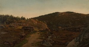 Hoven, Mandal by Amaldus Nielsen Oil Painting