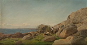 Hviledag ved Hvaler by Amaldus Nielsen Oil Painting