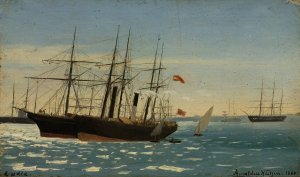 Pa reden, Cadix by Amaldus Nielsen Oil Painting