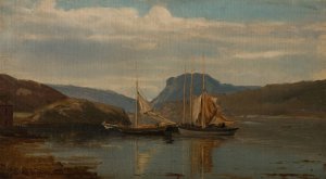 Parti fra Teroen by Amaldus Nielsen Oil Painting
