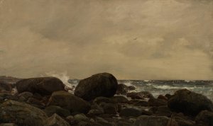 Regnstemning,Jaeren by Amaldus Nielsen Oil Painting