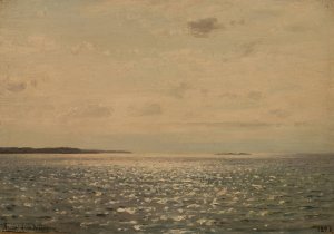 Solglitter by Amaldus Nielsen Oil Painting