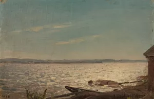Solskinn, Hvaler by Amaldus Nielsen Oil Painting