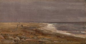 Solstreif, Jaeren by Amaldus Nielsen Oil Painting