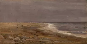 Solstreif, Jaeren Oil painting by Amaldus Nielsen