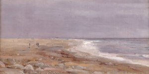Solstreif, Jaeren by Amaldus Nielsen Oil Painting