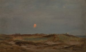 Stemning, Jaeren by Amaldus Nielsen Oil Painting