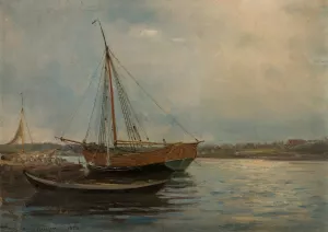 Studie Oil painting by Amaldus Nielsen