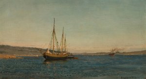 Svenske fiskere, Hvaler by Amaldus Nielsen Oil Painting