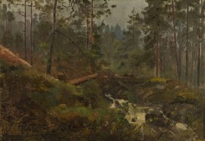 Svinestad, Mandal by Amaldus Nielsen Oil Painting