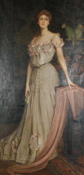 Portrait Of Florida Scott-Maxwell by Amanda Brewster Sewell Oil Painting