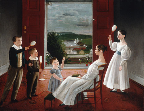 Main Product Photo of The Children of Nathan Starr Painting by Ambrose Andrews
