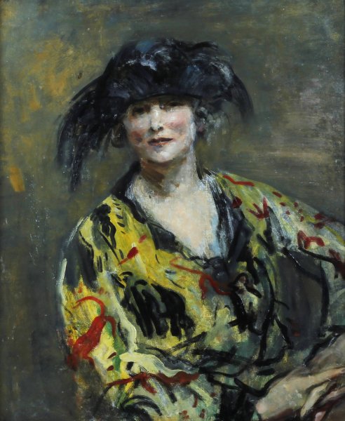 Main Product Photo of Portrait Of Madame Errasuriz Painting by Ambrose Mcevoy