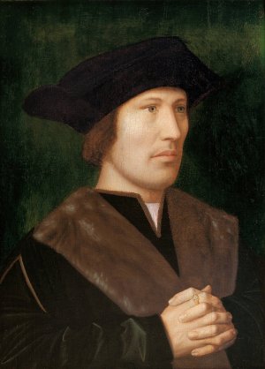 Man Praying by Ambrosius Benson Oil Painting
