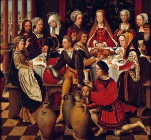 The Wedding in Cana by Ambrosius Benson Oil Painting