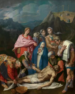 Christ's Entombment Oil painting by Ambrosius Francken I