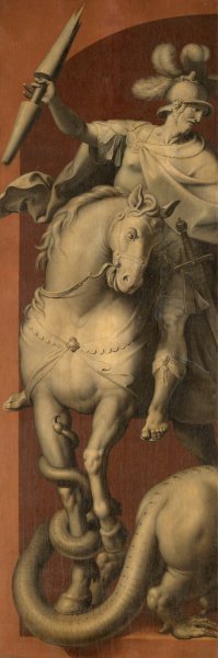 Saint George on Horseback by Ambrosius Francken I Oil Painting