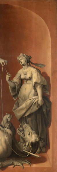 Saint Margaret by Ambrosius Francken I Oil Painting