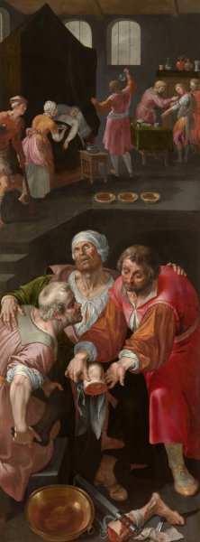The Charity of Saints Cosmas and Damianus by Ambrosius Francken I Oil Painting