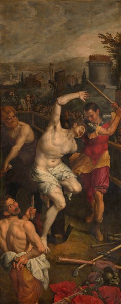 The Martyrdom of Saint Sebastian of Rome Oil painting by Ambrosius Francken I