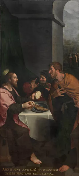 The Supper at Emmaus by Ambrosius Francken I Oil Painting