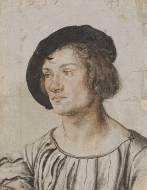 Portrait of a Young Man by Ambrosius Holbein Oil Painting
