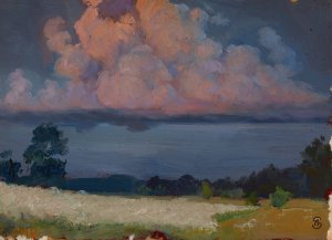 Cloud Oil painting by Ambrozy Sabatowski