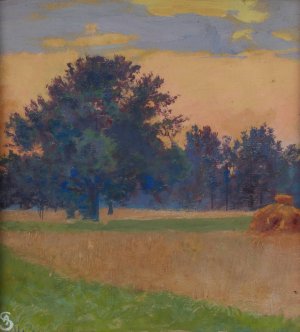 Three Moments - Triptych by Ambrozy Sabatowski Oil Painting