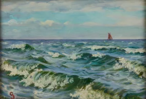 Windy Day Oil painting by Ambrozy Sabatowski